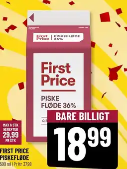 Løvbjerg FIRST PRICE PISKEFLØDE tilbud
