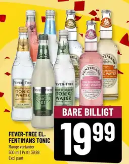 Løvbjerg FEVER-TREE EL. FENTIMANS TONIC Mange varianter tilbud