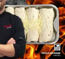 Løvbjerg TORTILLAS MED OKSEKØD tilbud