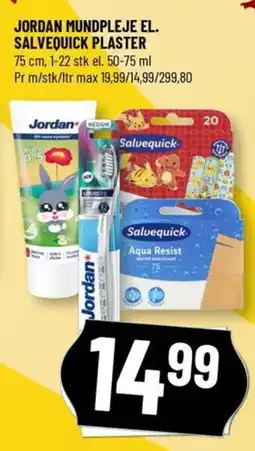 Løvbjerg Jordan mundpleje el. salvequick plaster tilbud