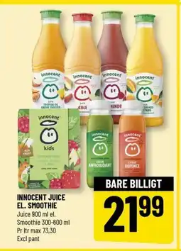 Løvbjerg INNOCENT JUICE EL. SMOOTHIE tilbud