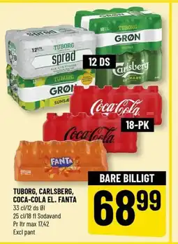Løvbjerg Tuborg, carlsberg, coca-cola el. fanta tilbud