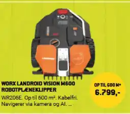 XL-BYG WORX LANDROID VISION M600 ROBOTPLÆNEKLIPPER tilbud