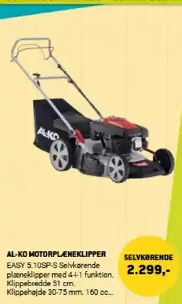 XL-BYG AL-KO MOTORPLENEKLIPPER tilbud
