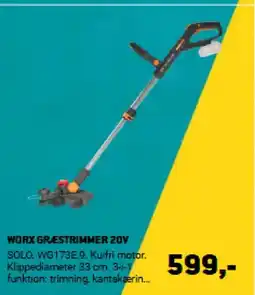 XL-BYG WORX GRÆSTRIMMER tilbud