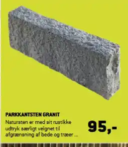 XL-BYG PARKKANTSTEN GRANIT tilbud