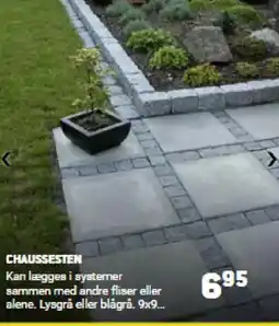 XL-BYG CHAUSSESTEN Kan lægges i systemer tilbud