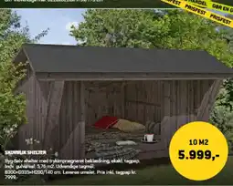 XL-BYG SKOVBLIK SHELTER tilbud