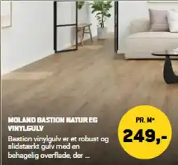 XL-BYG MOLAND BASTION NATUR EG VINYLGULY tilbud