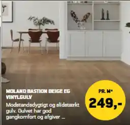 XL-BYG MOLAND BASTION BEIGE EG VINYLGULY tilbud