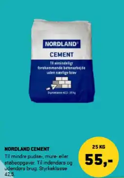 XL-BYG NORDLAND CEMENT tilbud