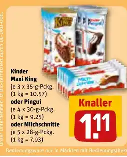 REWE DE Kinder Maxi King tilbud