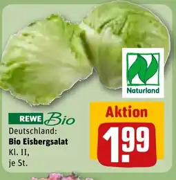 REWE DE Deutschland: Bio Eisbergsalat tilbud