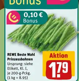 REWE DE REWE Beste Wahl Prinzessbohnen tilbud