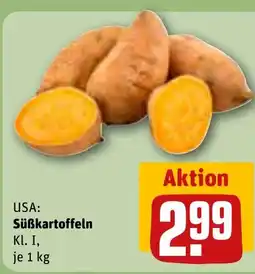 REWE DE USA: Süßkartoffeln tilbud