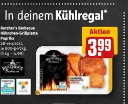 REWE DE Butcher's Barbecue Hähnchen-Grillplatte Paprika tilbud