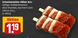 REWE DE Schweinenacken >>Döner Art<< tilbud