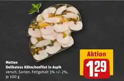 REWE DE Metten Delikatess Hähnchenfilet in Aspik tilbud