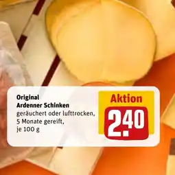 REWE DE Original Ardenner Schinken tilbud