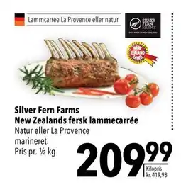Citti Silver Fern Farms New Zealands fersk lammecarrée tilbud