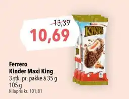 Citti Ferrero Kinder Maxi King tilbud