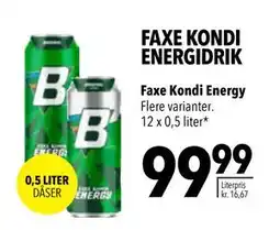 Citti FAXE KONDI ENERGIDRIK tilbud