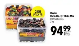 Citti Haribo Matador eller I Like Mix tilbud