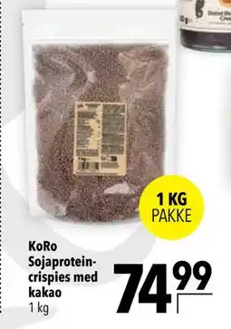 Citti KoRo Sojaproteincrispies med kakao tilbud