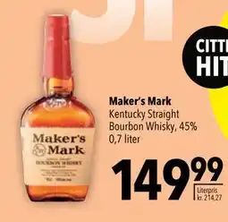 Citti Maker’s Mark tilbud