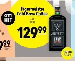 Citti Jägermeister Cold Brew Coffee tilbud