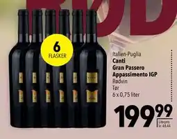 Citti Canti Gran Passero Appassimento IGP tilbud