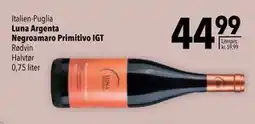 Citti Luna Argenta Negroamaro Primitivo IGT tilbud