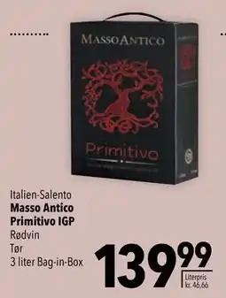 Citti Masso Antico Primitivo IGP tilbud