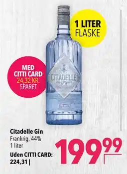 Citti Citadelle Gin tilbud