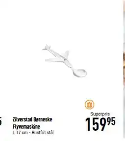 Imerco Zilverstad Børneske Flyvemaskine tilbud
