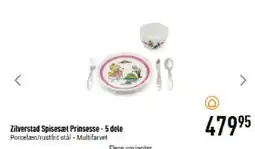 Imerco Zilverstad Spisesæt Prinsesse - 5 dele Porcelæn/rustfrit stål - Multifarvet tilbud
