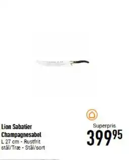 Imerco Lion Sabatier Champagnesabel tilbud