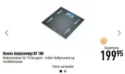 Imerco Beurer Analysevægt BF 180 tilbud