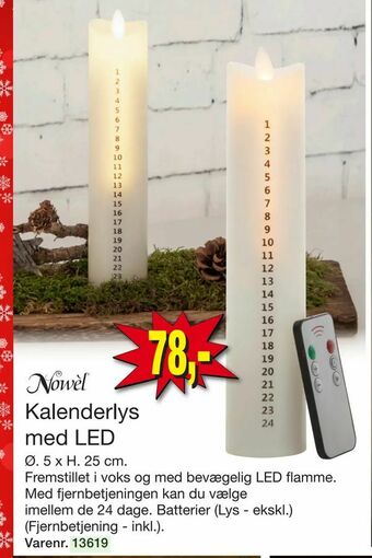 Harald Nyborg Kalenderlys med LED tilbud