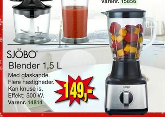 Harald Nyborg Blender 1,5 L tilbud