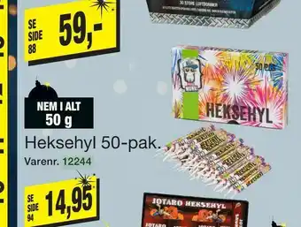Harald Nyborg Heksehyl 50-pak tilbud