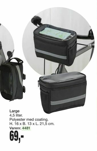 Harald Nyborg Cykeltaske til styr tilbud