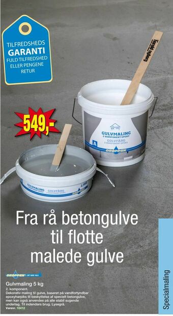 Harald Nyborg Gulvmaling 5 kg tilbud