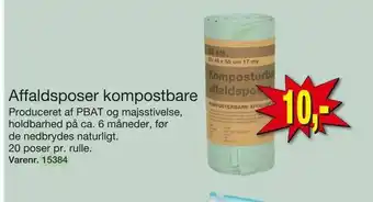 Harald Nyborg Affaldsposer kompostbare tilbud