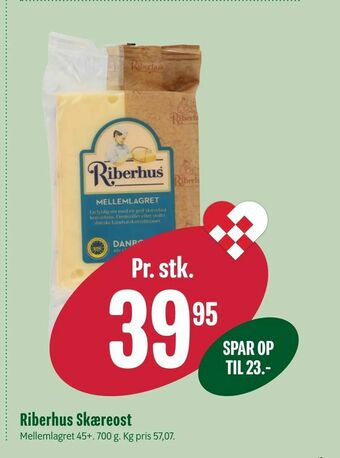 Min Købmand Riberhus Skæreost tilbud