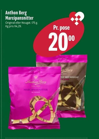 Min Købmand Anthon Berg Marcipansnitter tilbud