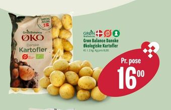 Min Købmand Grøn Balance Danske Økologiske Kartofler tilbud