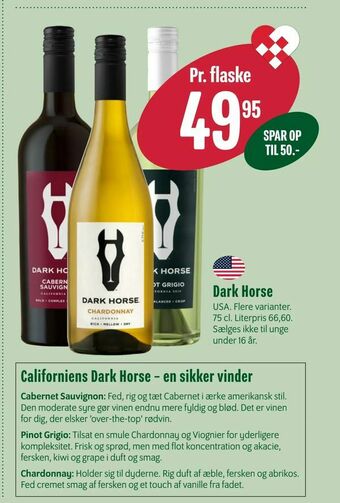 Min Købmand Dark Horse tilbud