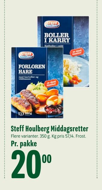 Min Købmand Steff Houlberg Middagsretter tilbud