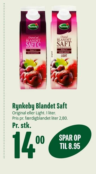 Min Købmand Rynkeby Blandet Saft tilbud